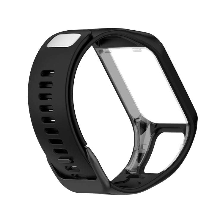 For Tomtom 4 Silicone Watch Band(Black)