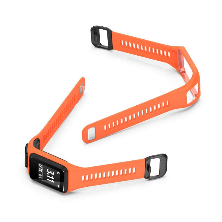 For Tomtom 4 Silicone Watch Band(Orange)