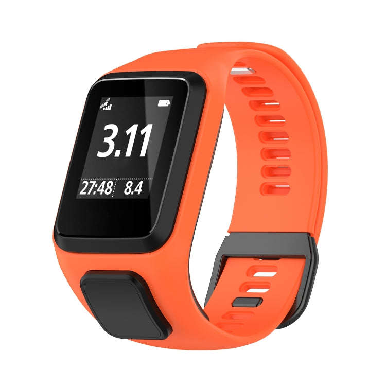 For Tomtom 4 Silicone Watch Band(Orange)