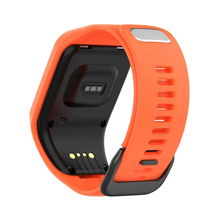 For Tomtom 4 Silicone Watch Band(Orange)