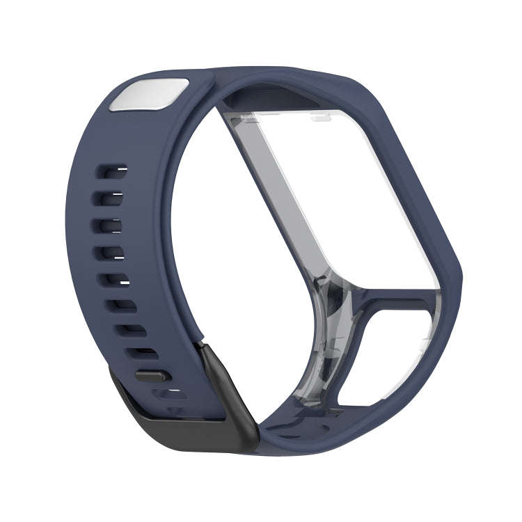 For Tomtom 4 Silicone Watch Band(Blue Grey)