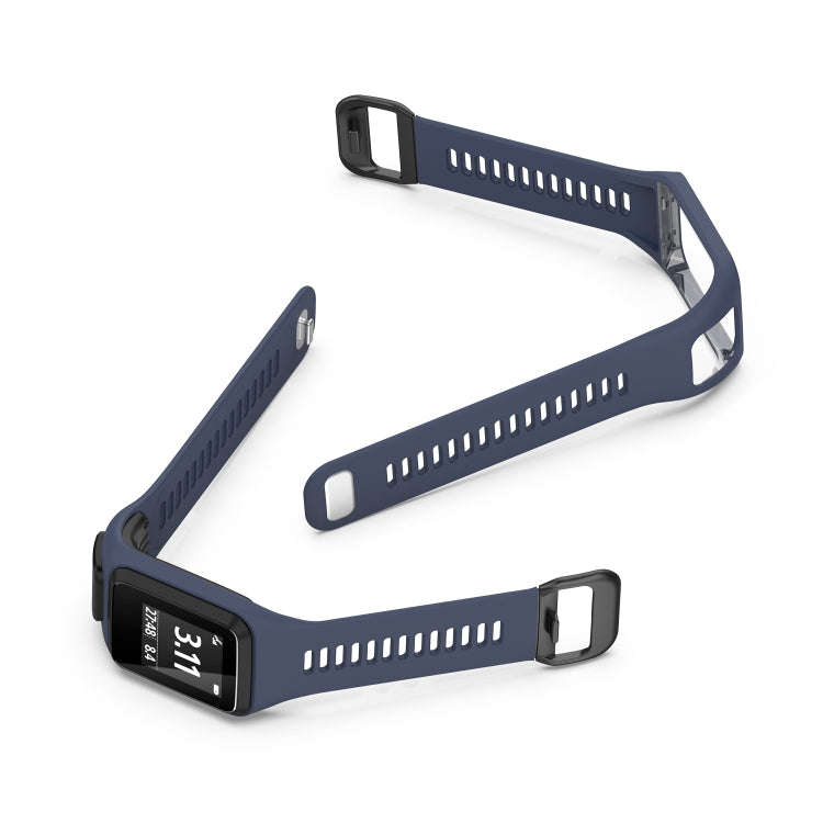For Tomtom 4 Silicone Watch Band(Blue Grey)