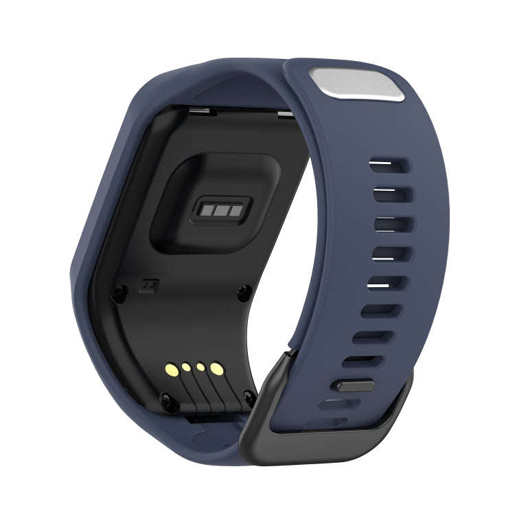 For Tomtom 4 Silicone Watch Band(Blue Grey)