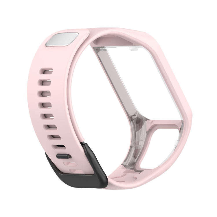 For Tomtom 4 Silicone Watch Band(Rose Pink)