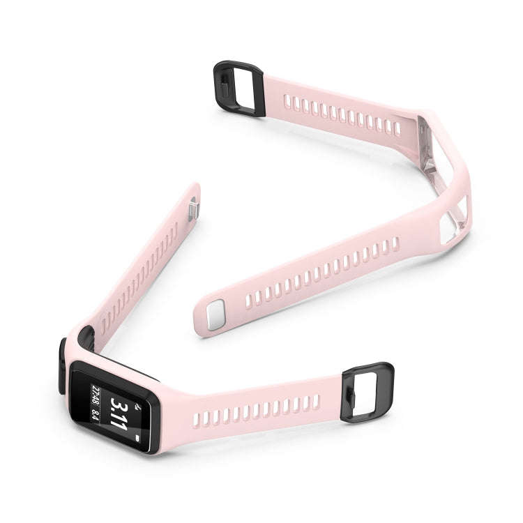For Tomtom 4 Silicone Watch Band(Rose Pink)