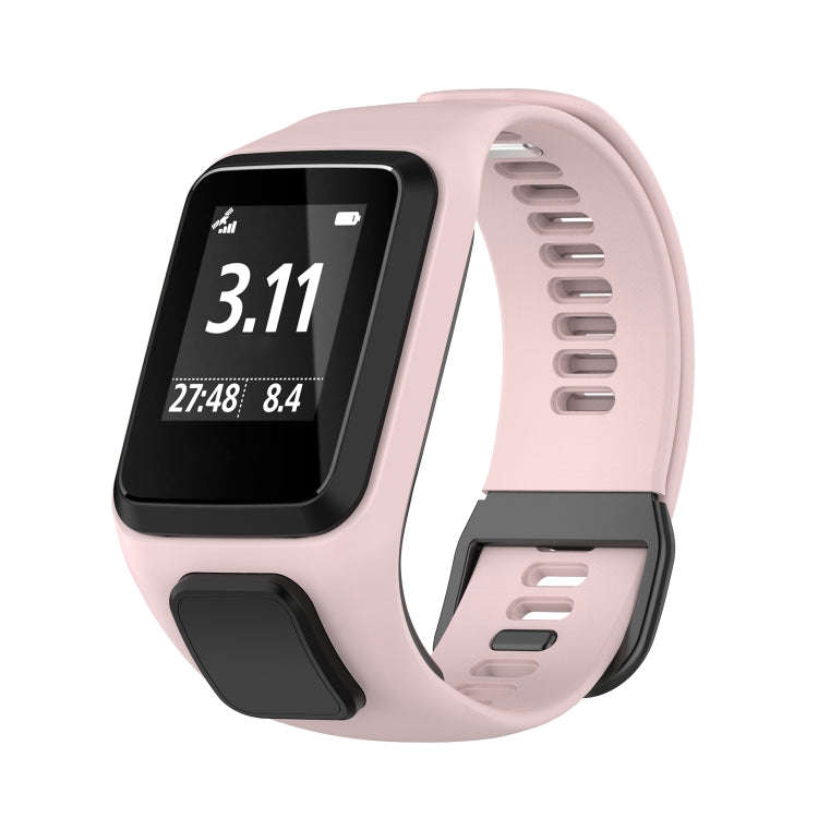 For Tomtom 4 Silicone Watch Band(Rose Pink)