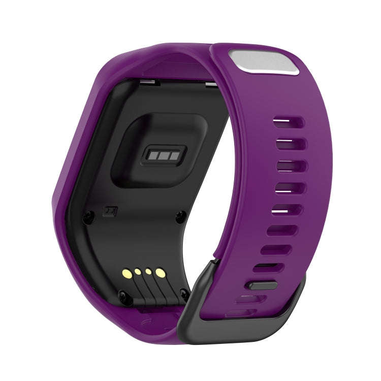 For Tomtom 4 Silicone Watch Band(Purple)