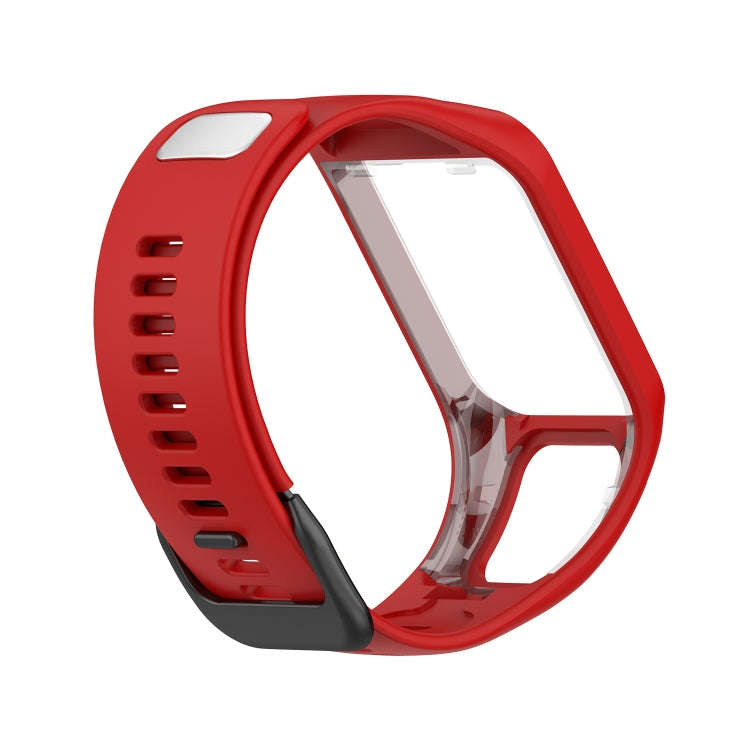 For Tomtom 4 Silicone Watch Band(Red)