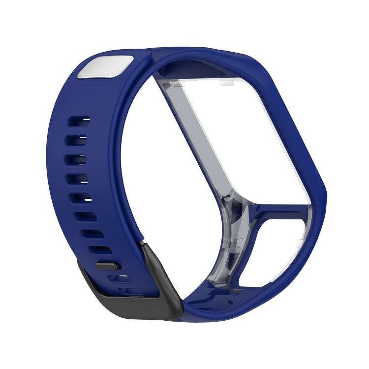 For Tomtom 4 Silicone Watch Band(Dark Blue)