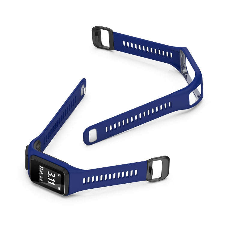 For Tomtom 4 Silicone Watch Band(Dark Blue)
