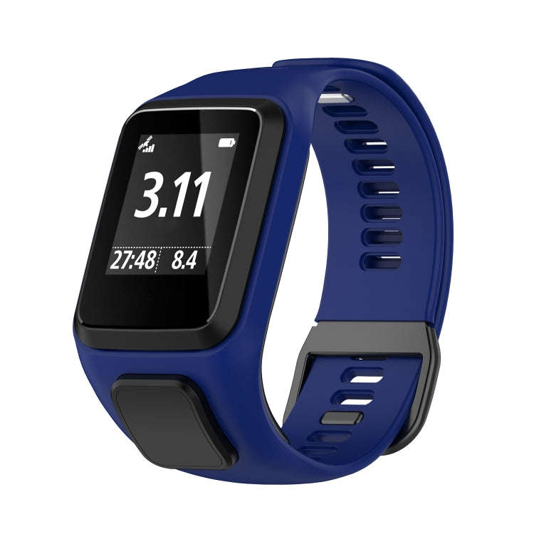 For Tomtom 4 Silicone Watch Band(Dark Blue)