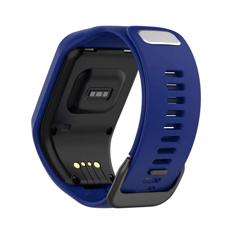 For Tomtom 4 Silicone Watch Band(Dark Blue)