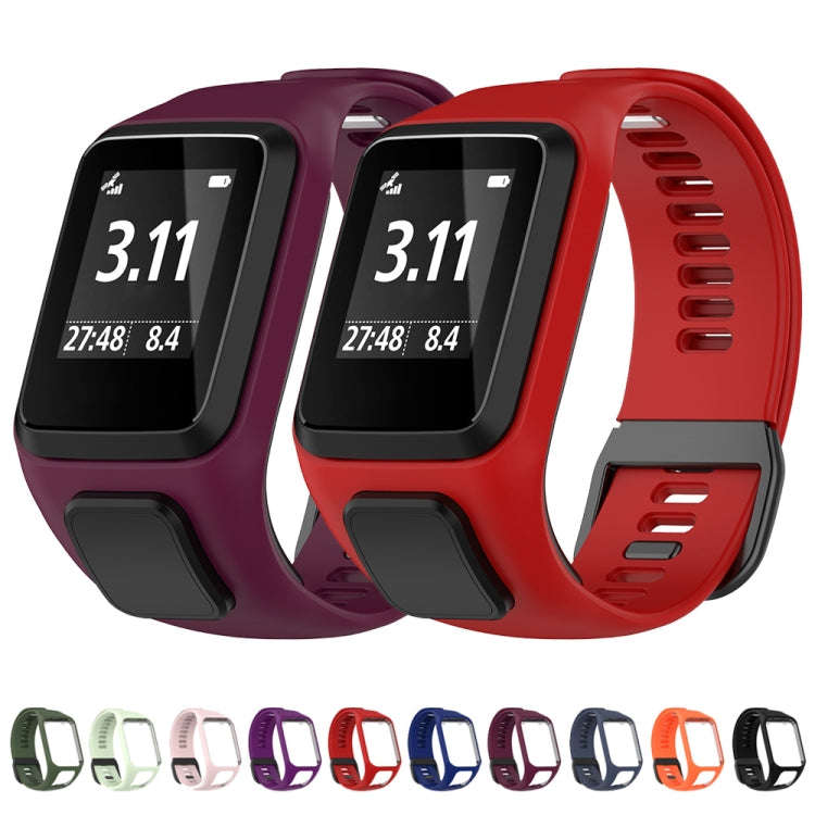 For Tomtom 4 Silicone Watch Band(Lake Blue)