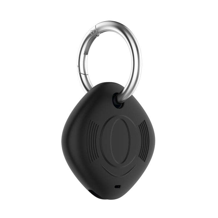 Location Tracker Anti-lost Portable Silicone Protective Case for Samsung Galaxy Smart Tag(Black)
