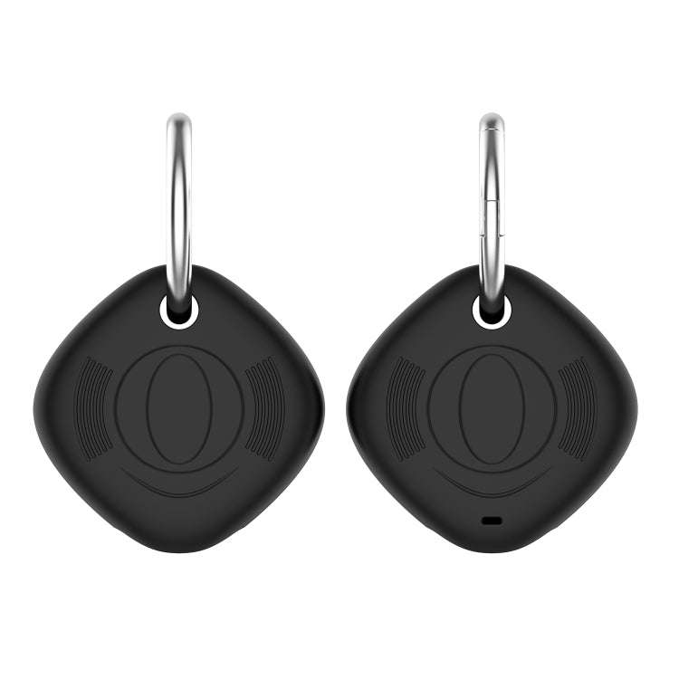 Location Tracker Anti-lost Portable Silicone Protective Case for Samsung Galaxy Smart Tag(Black)