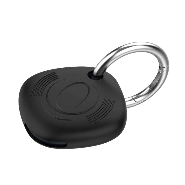 Location Tracker Anti-lost Portable Silicone Protective Case for Samsung Galaxy Smart Tag(Black)