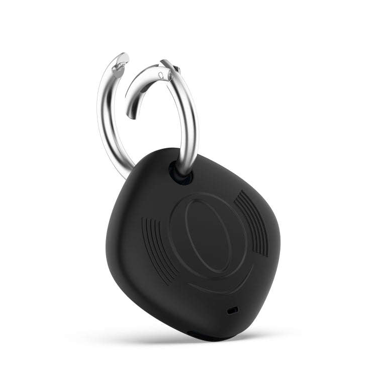Location Tracker Anti-lost Portable Silicone Protective Case for Samsung Galaxy Smart Tag(Black)