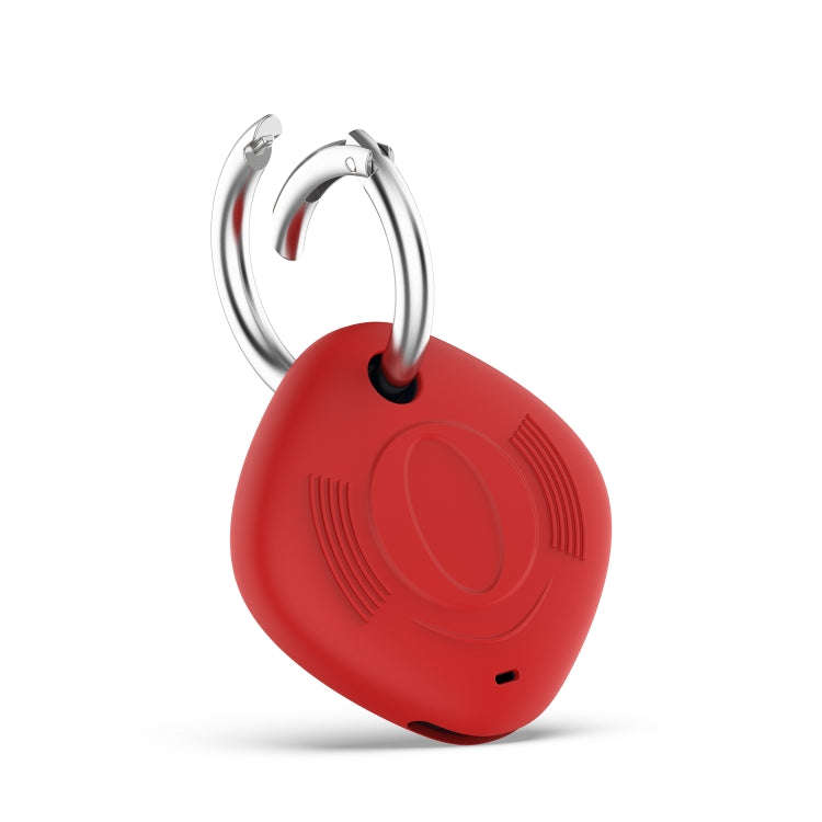 Location Tracker Anti-lost Portable Silicone Protective Case for Samsung Galaxy Smart Tag(Red)