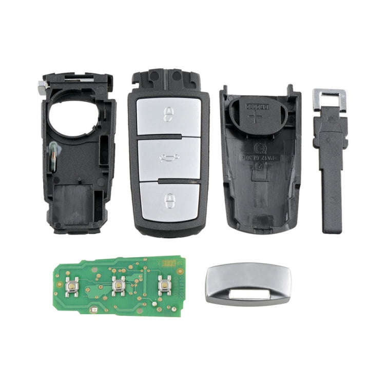 3-button Car Remote Control Key 3C0959752BA ID48 Chip 434MHZ Semi-intelligent for Volkswagen Pass...