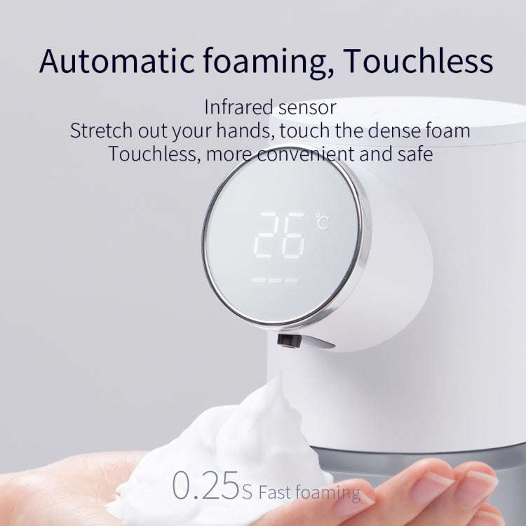 D101 Automatic Soap Dispenser with Charge Display, Water Tank Capacity: 320ml(Blue)