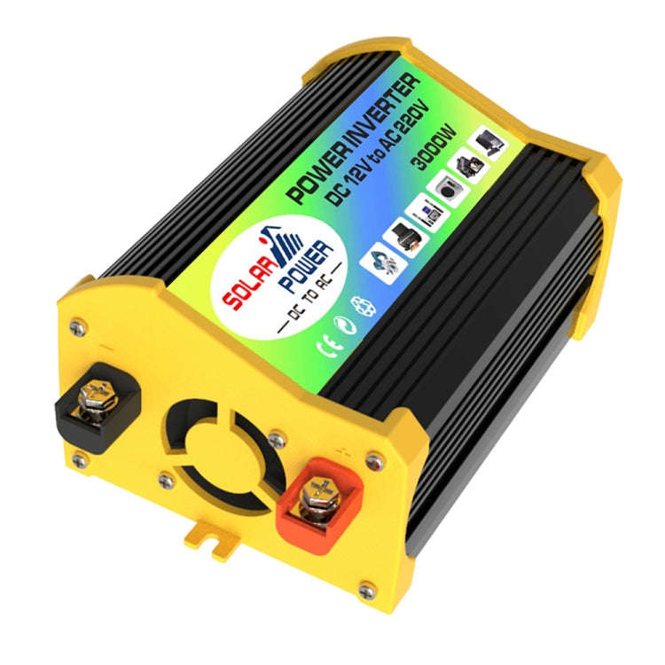 Legend I Generation DC12V to AC110V 3000W Modified Square Wave Car Power Inverter(Black)