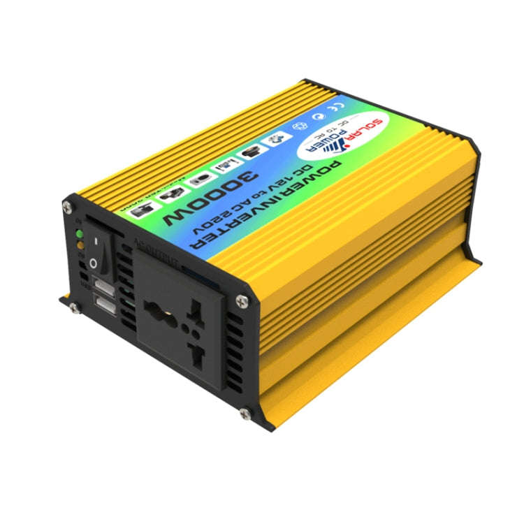 Tang I Generation 12V to 110V 3000W Modified Square Wave Intelligent Car Power Inverter with Dual...