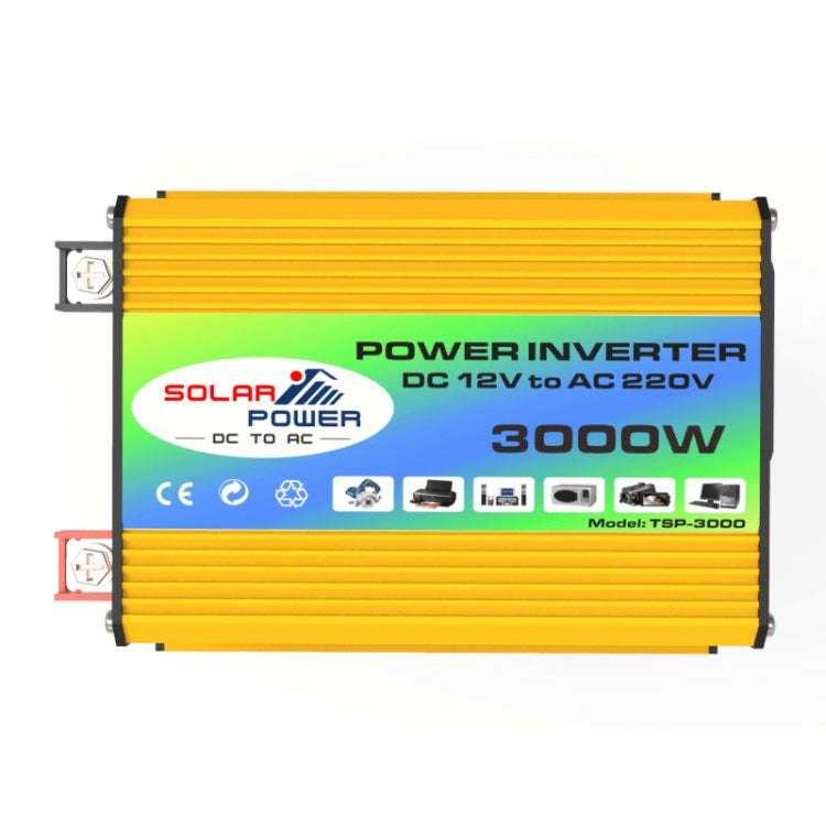 Tang I Generation 12V to 110V 3000W Modified Square Wave Intelligent Car Power Inverter with Dual...