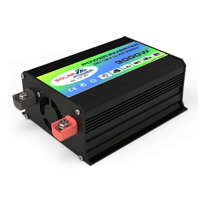 Tang I Generation 12V to 220V 3000W Modified Square Wave Intelligent Car Power Inverter with Dual...