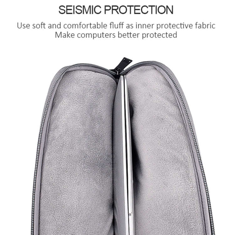 ND05SDJ Oxford Cloth + Nylon Laptop Portable Shoulder Bag, Size:13.3 inch(Deep Space Gray)