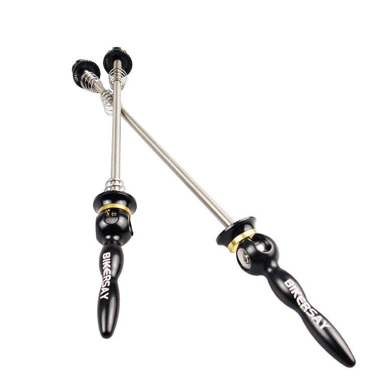 BIKERSAY Bicycle Skewers Quick Release Titanium Axle QR Wheel Hub Skewer For MTB Bicycle, Model:Q...