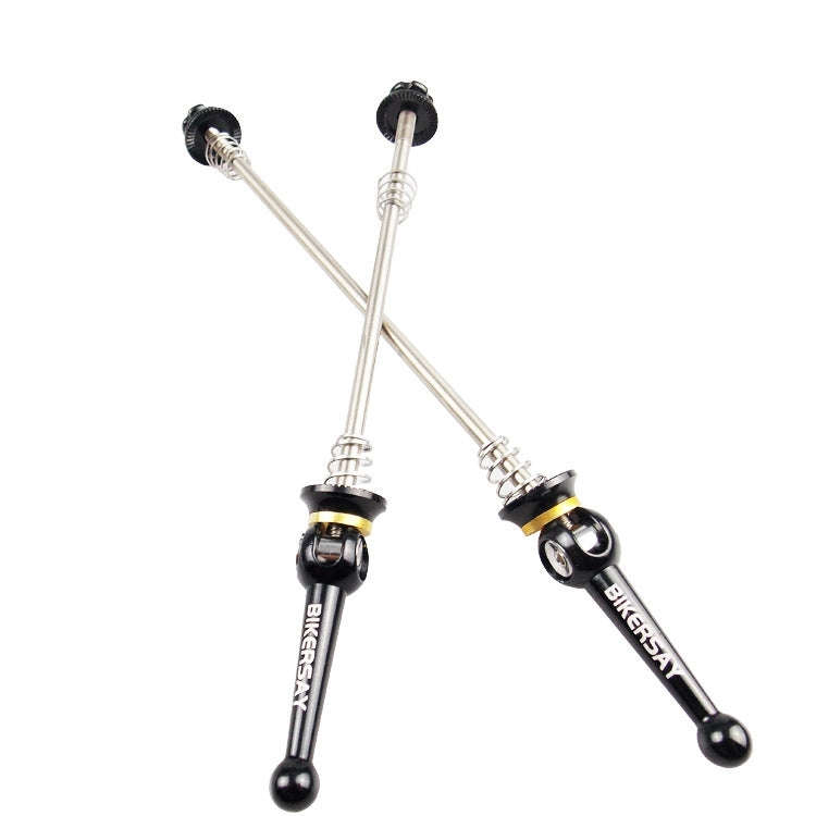BIKERSAY Bicycle Skewers Quick Release Titanium Axle QR Wheel Hub Skewer For Road Bicycle, Model:...