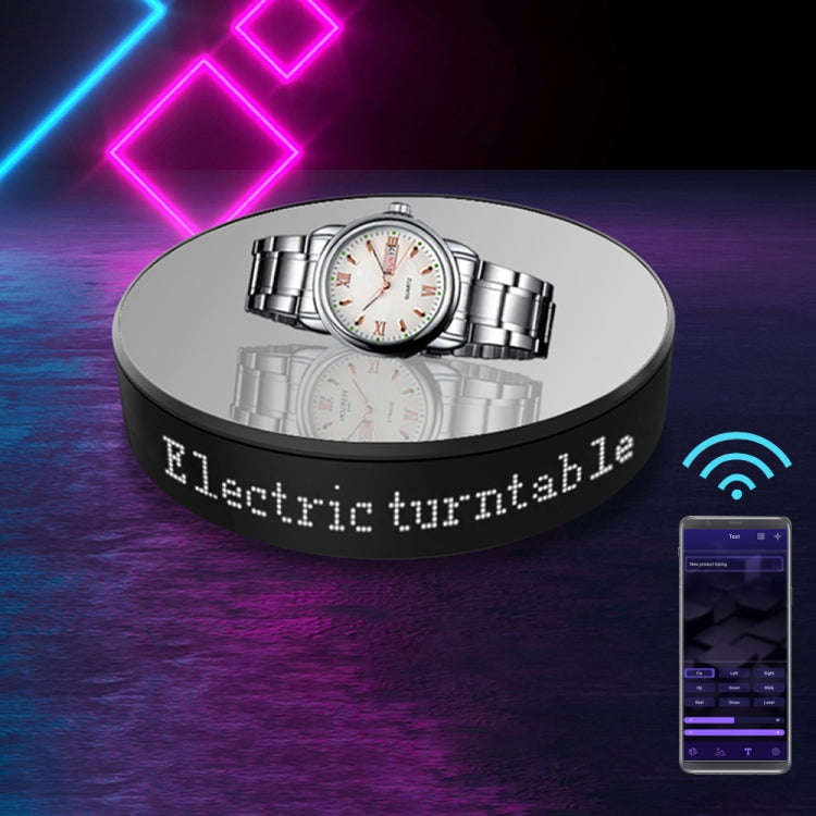 Intelligent APP Screen Display Electric Rotating Turntable Mirror Display Stand Live Broadcast Vi...