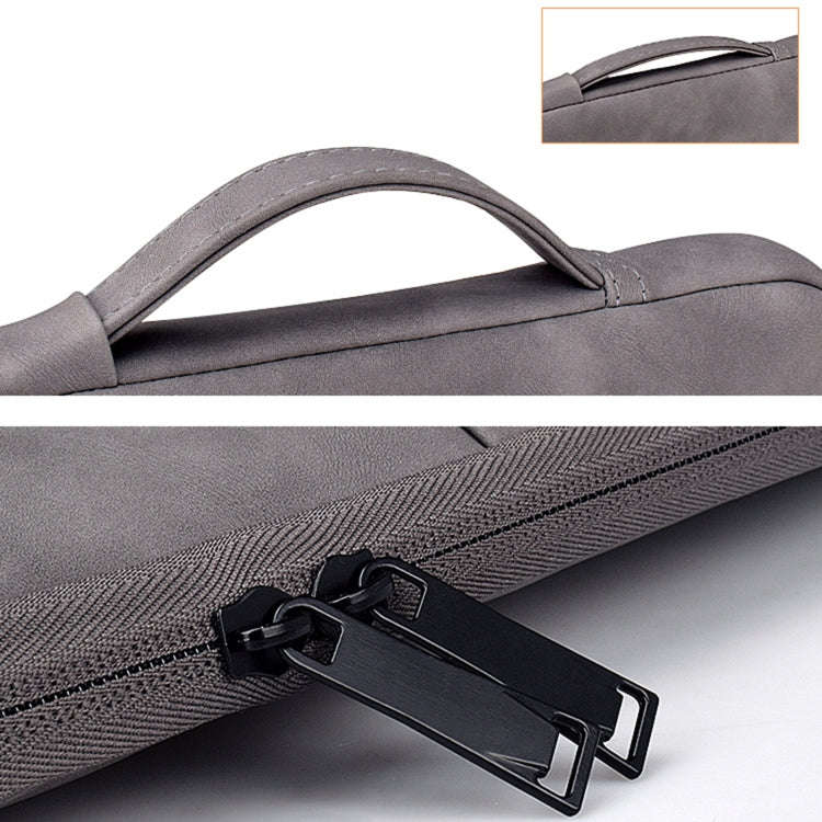 ND08 Sheepskin Notebook Iner Bag, Size:13.3 inch(Elegant Gray)