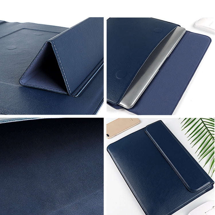 PU08 Multifunctional Notebook PU Liner Bag, Size:13.3 inch(Cowhide Yellow)