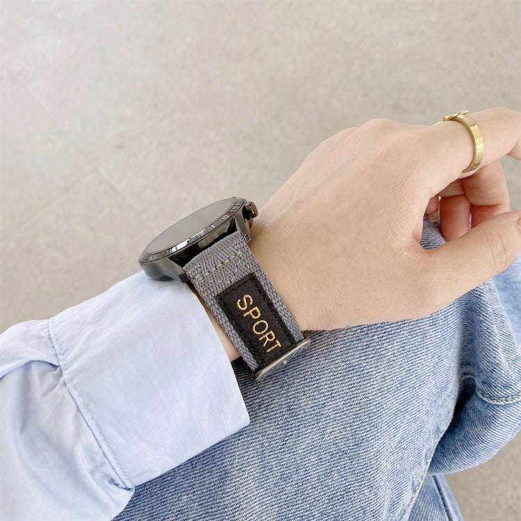 20mm Universal Nylon Watch Band(Black)