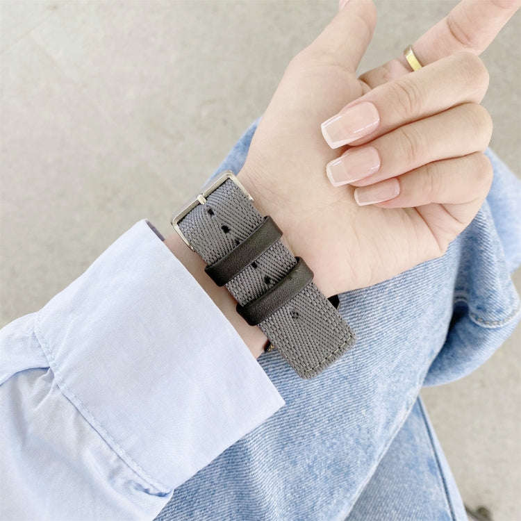 20mm Universal Nylon Watch Band(Black)