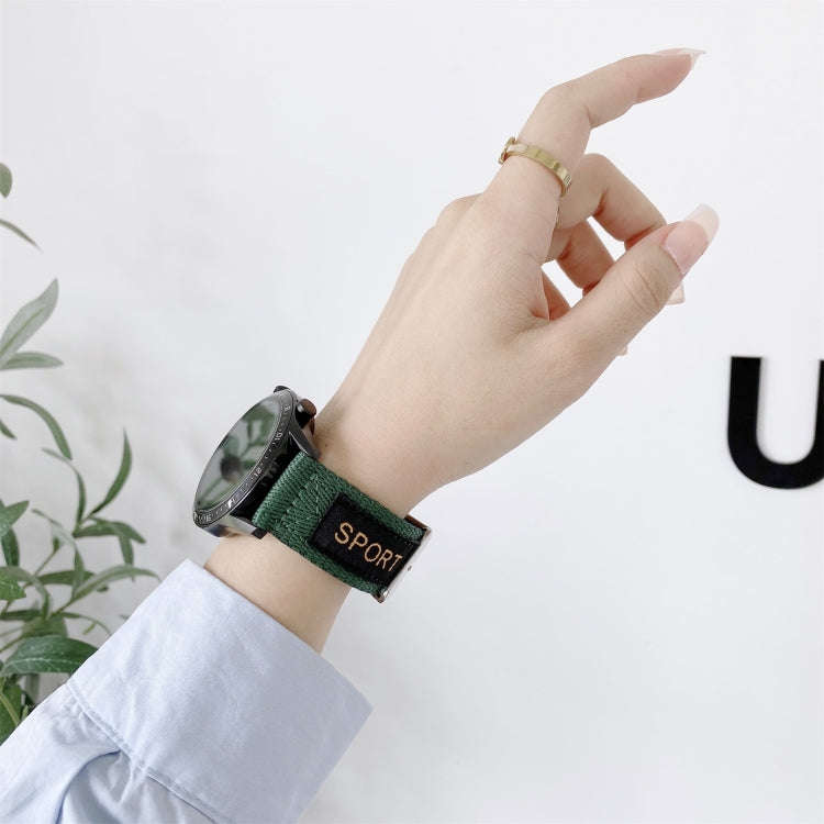 20mm Universal Nylon Watch Band(Black)