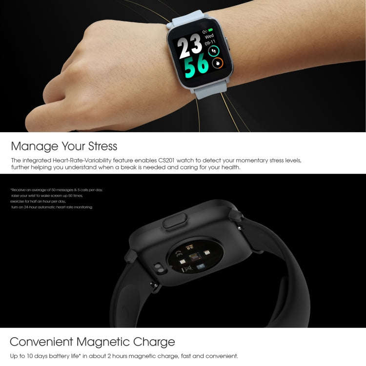 CS201 1.3 inch TFT Color Screen IP68 Waterproof Sport Smart Watch, Support Sleep Monitoring / Hea...