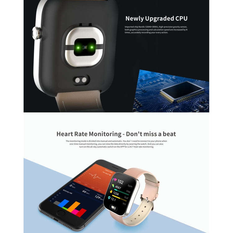 H1 1.3 inch TFT Screen IP68 Waterproof Smart Watch, Support Sleep Monitoring / Heart Rate Monitor...