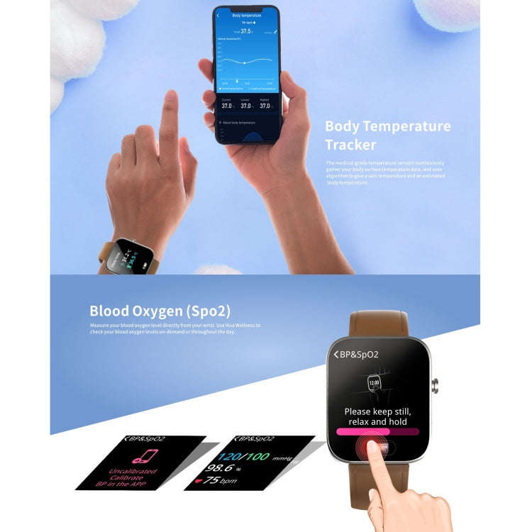 H1 1.3 inch TFT Screen IP68 Waterproof Smart Watch, Support Sleep Monitoring / Heart Rate Monitor...