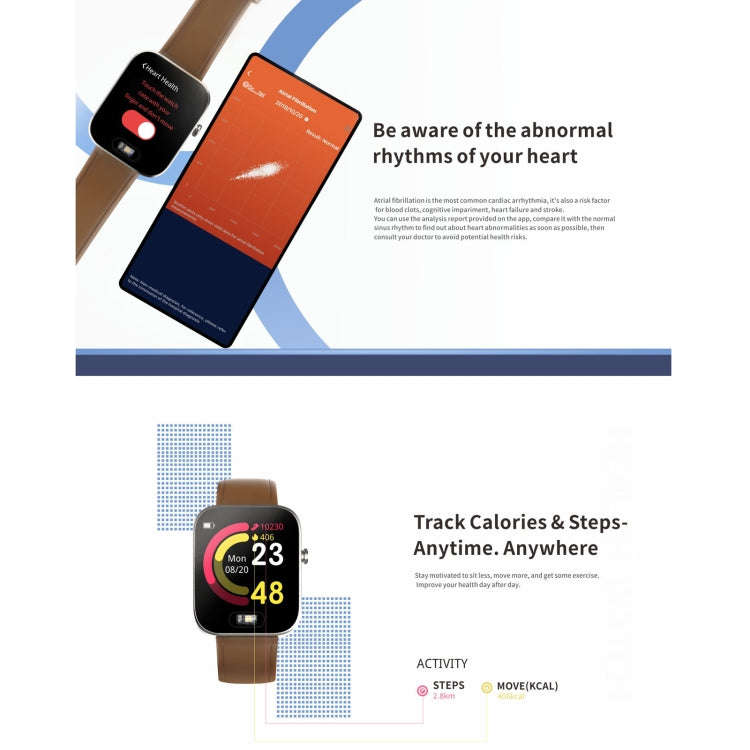 H1 1.3 inch TFT Screen IP68 Waterproof Smart Watch, Support Sleep Monitoring / Heart Rate Monitor...