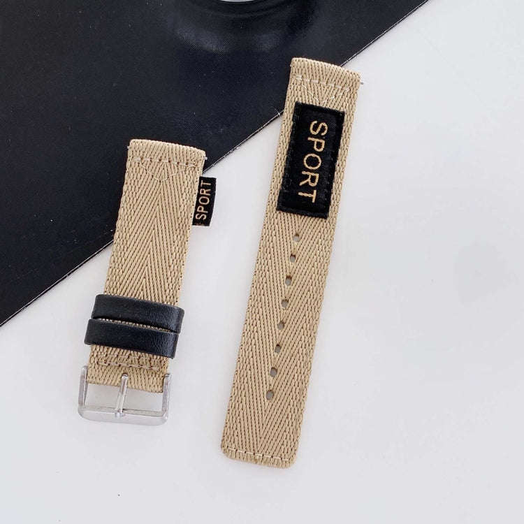 22mm Universal Nylon Watch Band(Khaki)