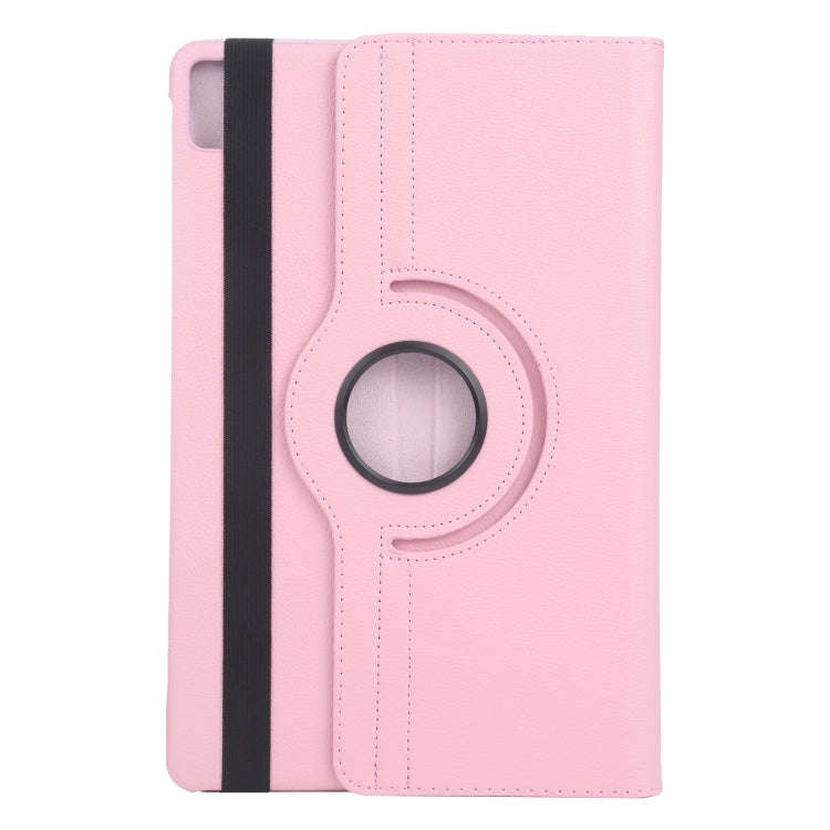 For Huawei MatePad Pro 12.6 2021 360 Degree Rotation Litchi Texture Horizontal Flip Leather Case ...