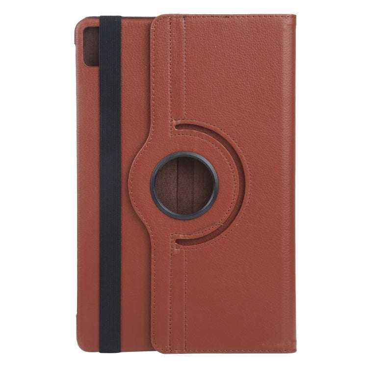 For Huawei MatePad Pro 12.6 2021 360 Degree Rotation Litchi Texture Horizontal Flip Leather Case ...