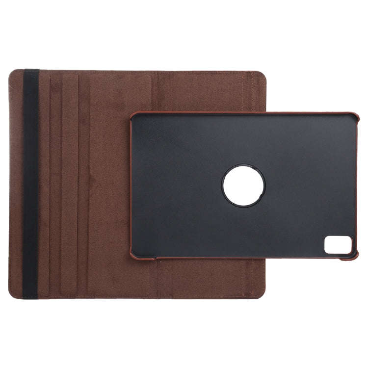 For Huawei MatePad Pro 12.6 2021 360 Degree Rotation Litchi Texture Horizontal Flip Leather Case ...