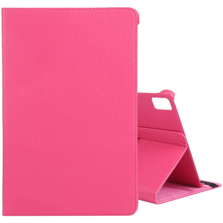 For Huawei MatePad Pro 12.6 2021 360 Degree Rotation Litchi Texture Horizontal Flip Leather Case ...