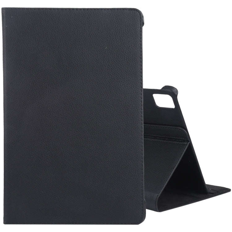 For Huawei MatePad Pro 12.6 2021 360 Degree Rotation Litchi Texture Horizontal Flip Leather Case ...