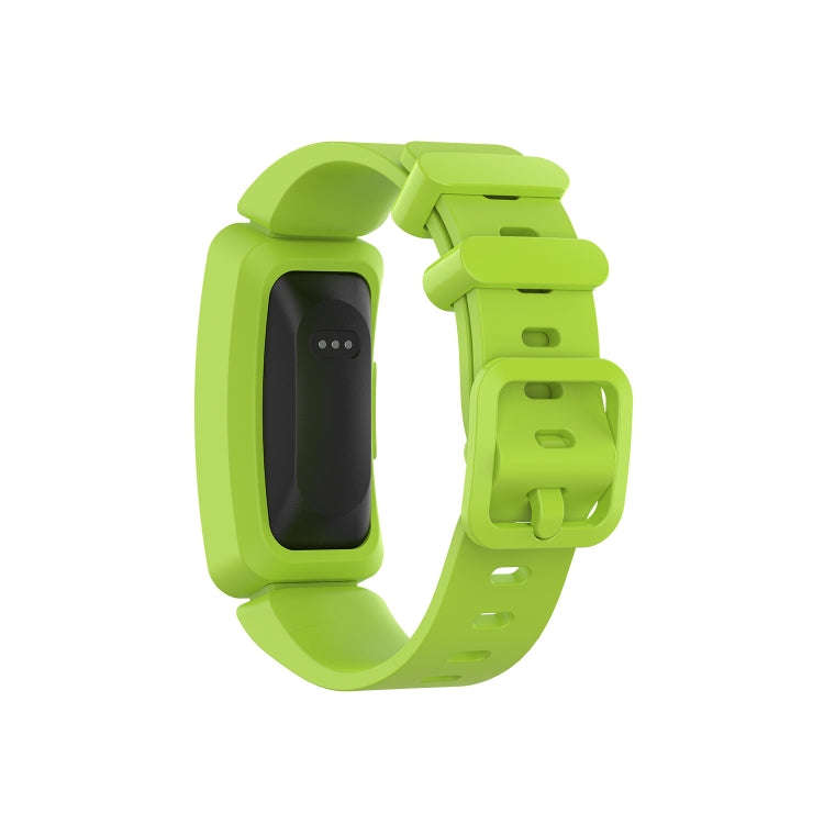 Smart Watch Silicon Watch Band for Fitbit Inspire HR(Lime Color)