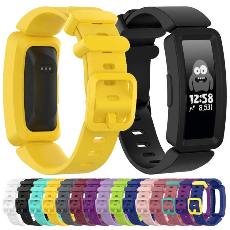 Smart Watch Silicon Watch Band for Fitbit Inspire HR(Dark Blue)
