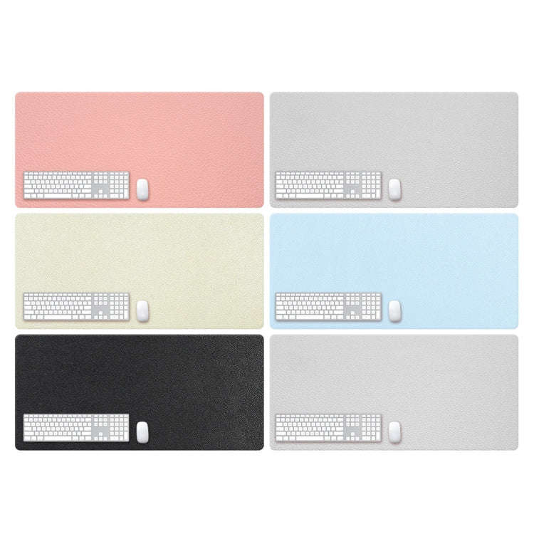 ZD01 Double-sided PU Mouse Pad Table Mat, Size: 90 x 40cm(Mint Green + Sky Blue)